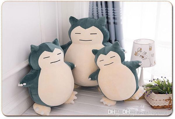 

30cm cartoon snorlax plush doll toys kawaii pikachu stuffed animals plush dolls for children christmas gifts 405