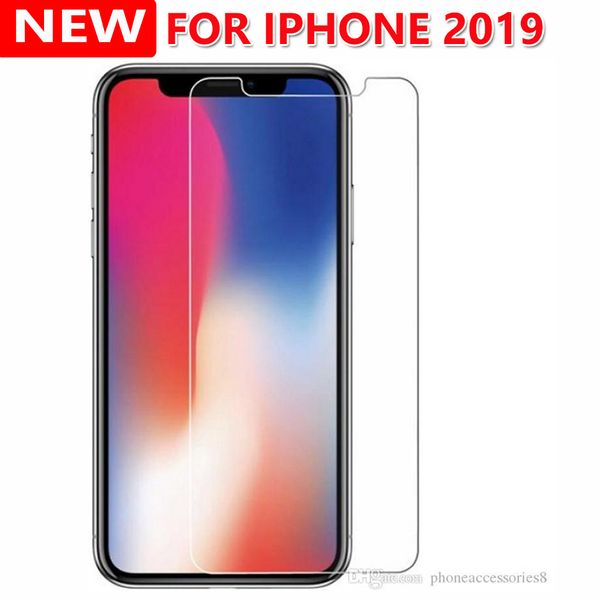 

new 2.5d clear tempered glass phone screen protector for iphone 11 xs x xr xs-max iphone 5 6 6s 7 8 plus 2019 samsung a10 a10e a20 core a30