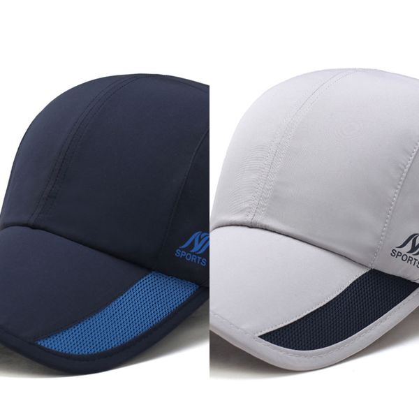 

2020 new spring outdoor hat men's summer trend shade sunscreen sun hat, Blue;gray