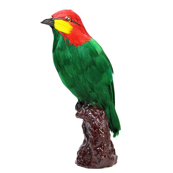 

artificial feather turtledove figurine statue 11cm lawn ornaments