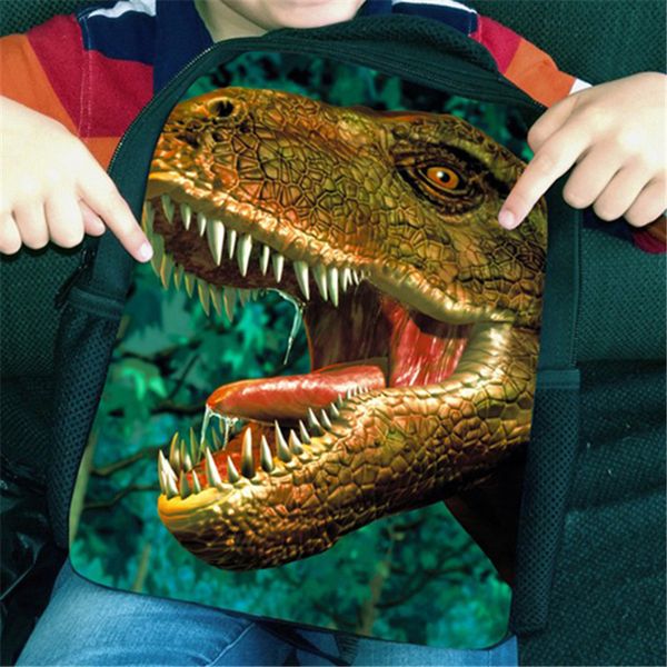 

instantarts 3d печать динозавр детский сад студенты 3 шт. школьные сумки повседневные дети мальчики девочки школьные сумки мини детские рюкз