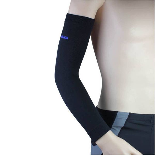 

compression support design knited tennis sports elastic elbow sleeve brace support pain band new, Black;gray