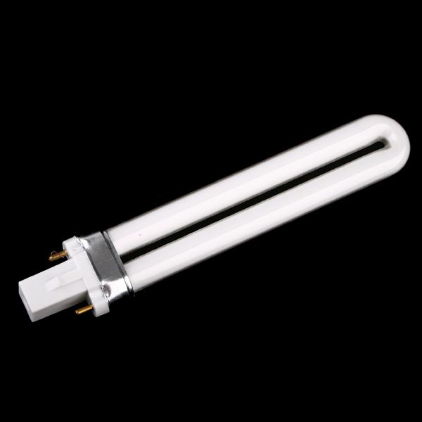 

9w nail art uv gel dryer light replacement light tube bulb for uv gel polish curing lamp dryer for diy nail art