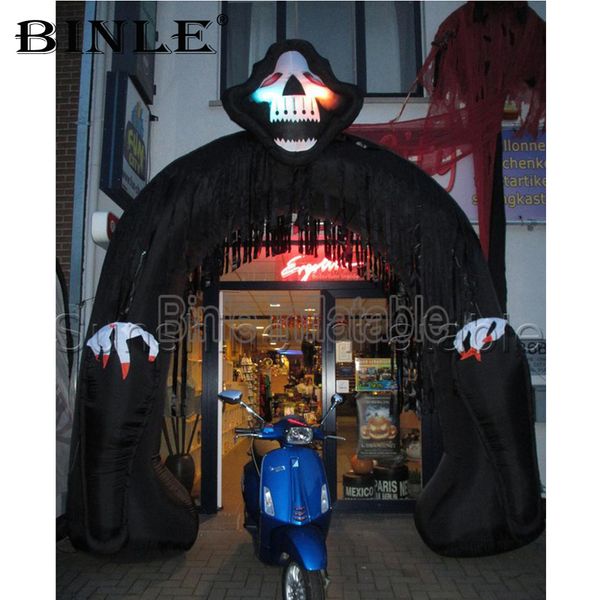 

самая популярная надувной хэллоуин арк вход арка с смертью дутьем хэллоуина надувных украшений для наружного применения