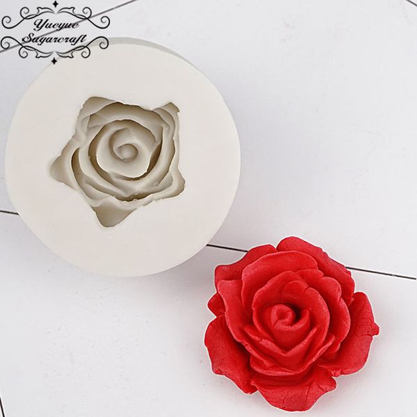 

yueyue sugarcraft rose silicone mold cake decorating tools confeitaria moldes de silicone fondant cake mold baking