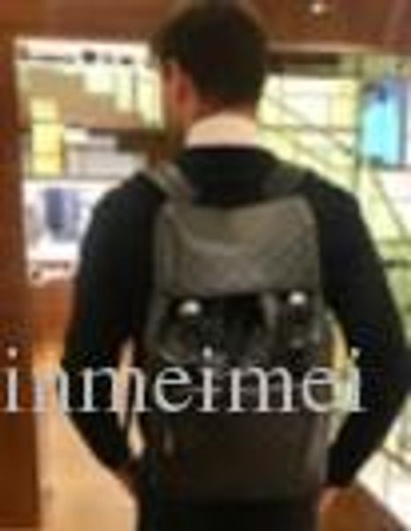 

2018 zack men backpack 100% real leather travel bags backpacks school m43422 mens large capacity mountaineering zack backpack sport hasp bag