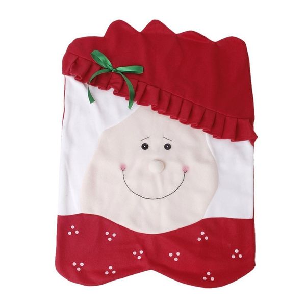 Christmas Claus Mrs Chair Covers Babbo Natale per decorazioni natalizie (set di 2) di alta qualità