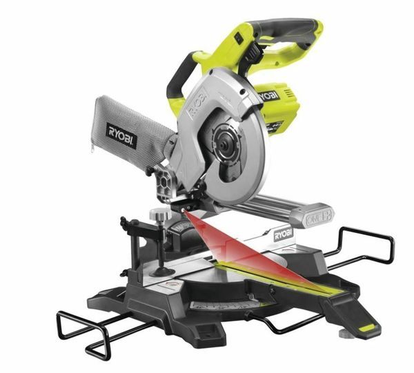

Ryobi R18MS216-120G Akku-Kapp - / und Gehrungssäge mit Zugfunktion ONE+