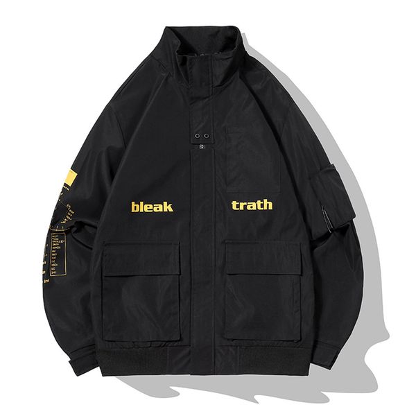 

jaycosin куртка мужчины chaqueta hombre осень повседневная streetwear zipper outwear пальто плюс размер мужчины куртка jaqueta 19aug5 мужчин, Black;brown