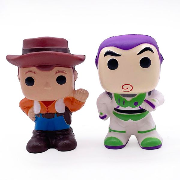 

Kawaii qui hy toy tory woody buzz low ri ing jumbo tre relieve doll multicolor children queeze toy kid