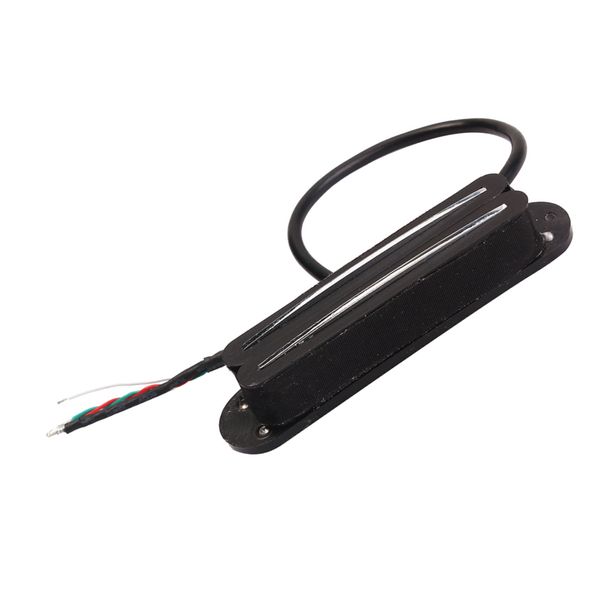 

dual rail humbucker pickup 4 wire for electric guitar parts black