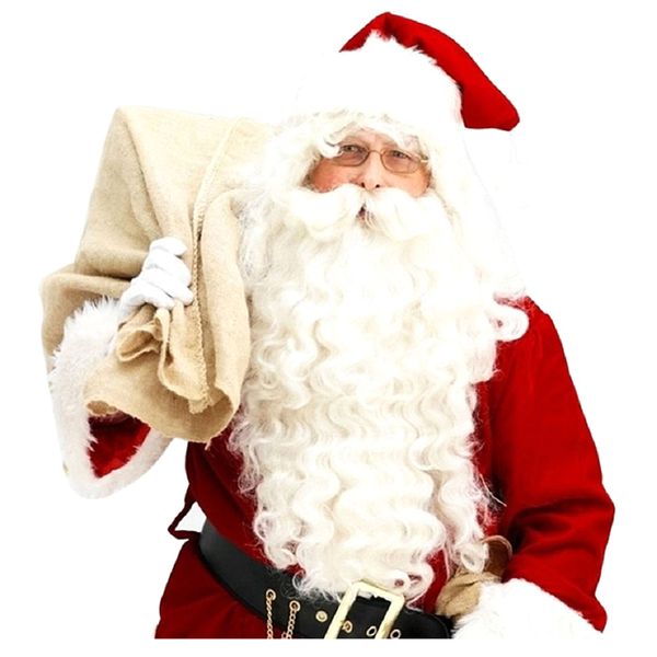 

santa claus wig + beard set costume accessory christmas fancy dress