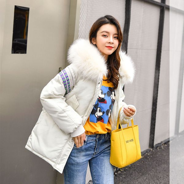 

new arrival fashion design winter cotton overcoat warm thick lady's overcoat short women's manteau femme hiver coat, Black