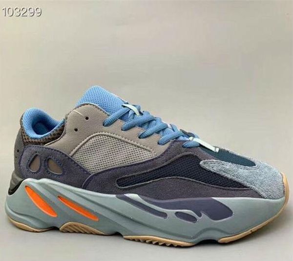 

высокое качество 2020 carbon blue 700 v2 wave runner кроссовки для бега инерция больница синий vanta мужчины женщины kanye west дизайнерские