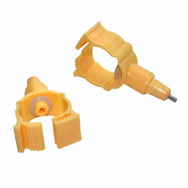 

100 pcs bird quail nipple waterer buckle type pigeon automatic drinking fountains steel column drinking water drinks