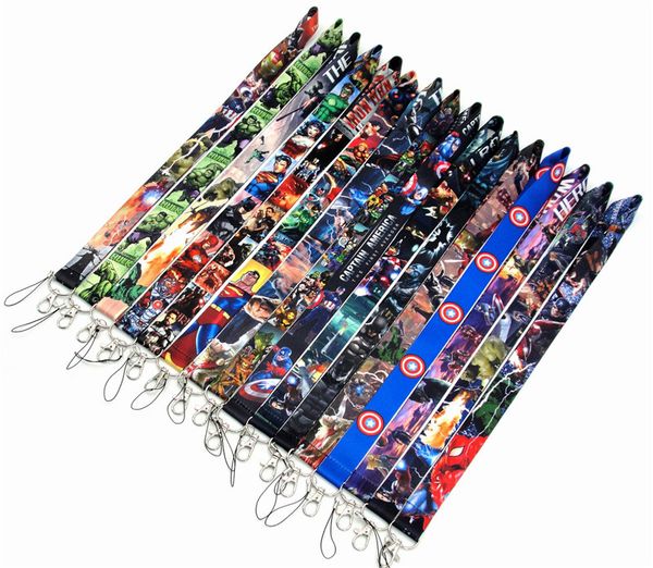 

superhero avengers avengers justice league marvel lanyards keychain id badge holder lanyard for iphone samsung dhl fast ship