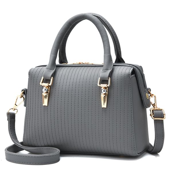 

new fashion women's handbags pure color pu women's bags large capacity messenger bags ladies hand women leather handbags