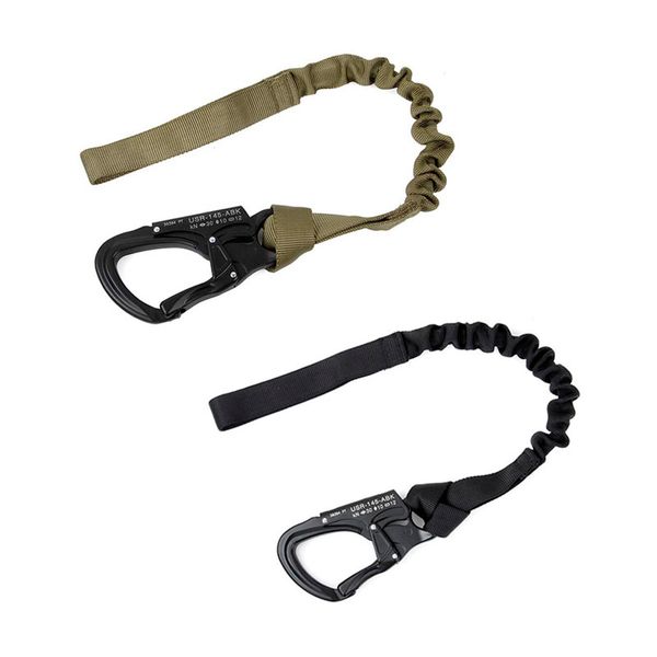 

outdoor tmc2291 safety personal retention lanyard tactical metal d type buckle hook fg/od