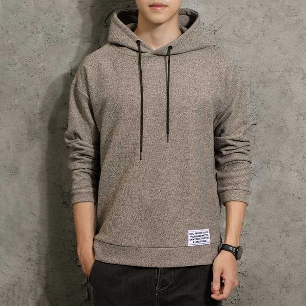 

korea autumn spring 2019 hoodie sweatshirt mens hip hop punk pullover streetwear casual clothes plus asian size m-4xl, Black