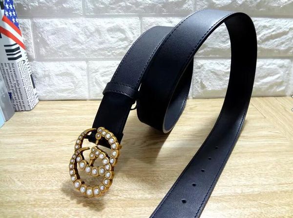 

Luxury Designer Belt Letter High Quality Brand Men Women Belts Buckle Soild Genuine Leather Belts For Male/Women