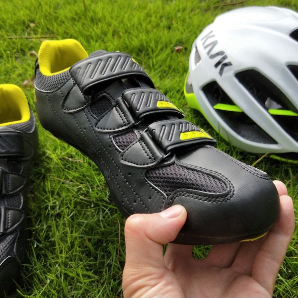 

raceworks road bike compatible with spd sl look cycling bicycle shoes, Black