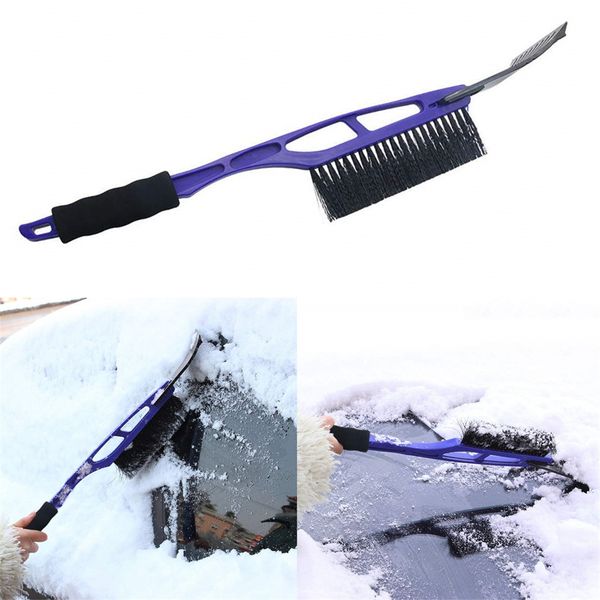 

2-in-1 ice scraper with brush for car windshield snow remove snow clear car ice scraper frost broom cleaner ##0