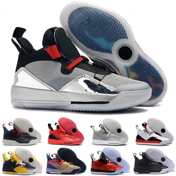 

новый jumpman 33 технология обновления баскетбол обувь 33s лучшее качество мода будущего полета го ailun спортивная обувь xxxiii мужчины кро, Black