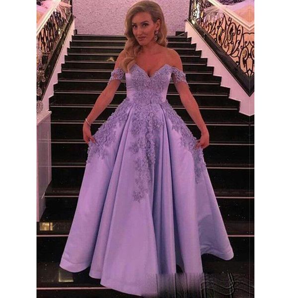 

2020 off the shoulder prom dresses beaded lace formal evening gowns women cocktail party foraml dress, Black