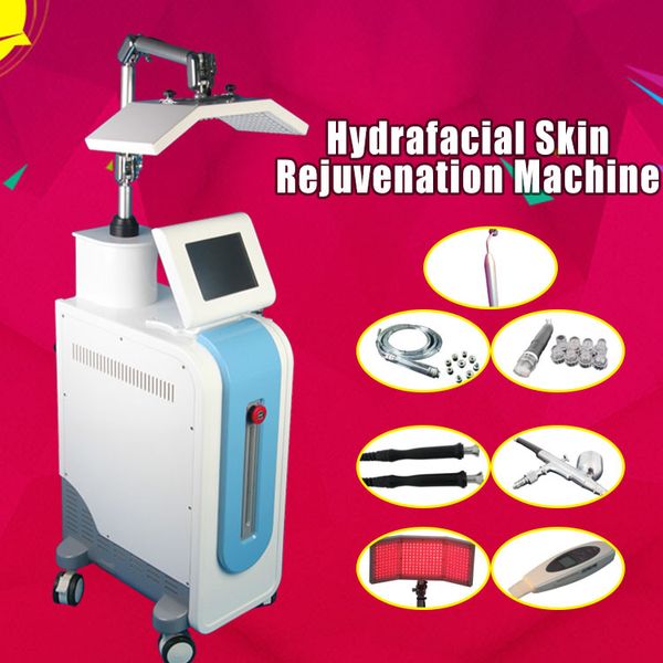 

2019 multifunction hydra facial pdt bio-light therapy skin rejuvenation wrinkle removal skin facial care hydradermabrasion ce dhl