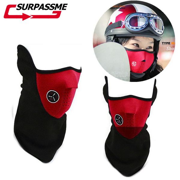 

outdoor cycling face mask windproof cool ride bike mask winter warm dust proof anti fog half face cs motorcycle