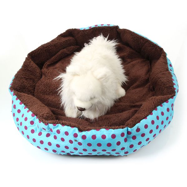 

импаина dot pattern вомиђголного байкового лопок pet bed light blue l