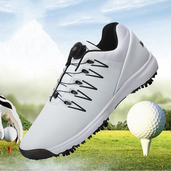 

professional golf shoes outdoor golf lawn sports men's shoes rotating buckle grass outdoor leather size 39-47