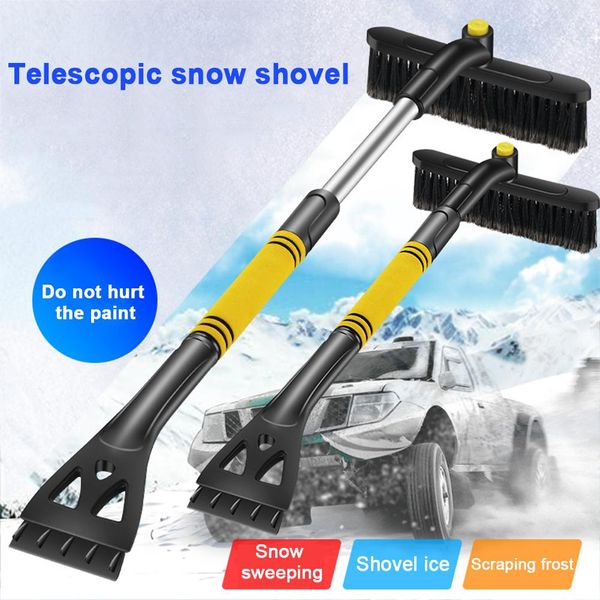 

universal car winter window snow removal shovel retractable snow brush scraping shovel glass frost removal ice tool