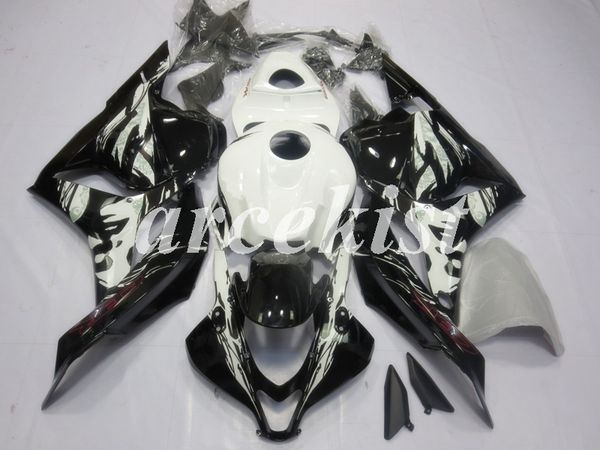 

4 gifts new abs full fairings kits fit for honda cbr600rr f5 2009 2010 2011 2012 09 10 11 12 bodywork set white black light