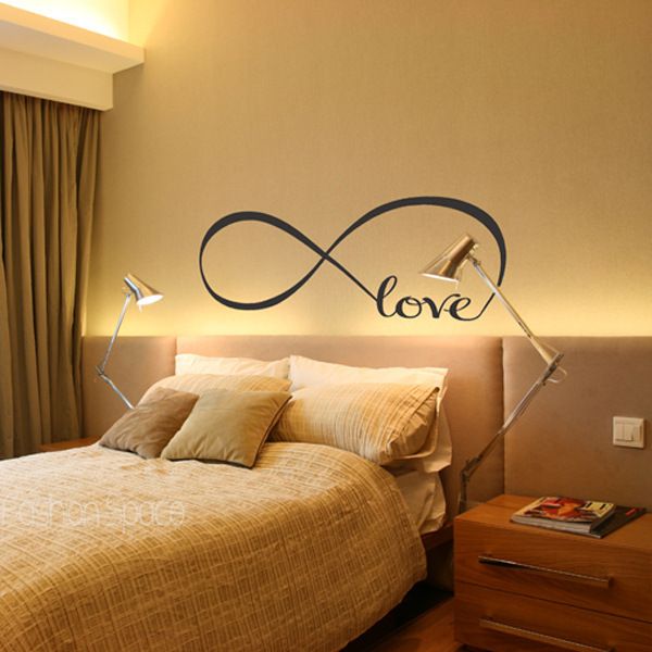 

simple love bedside stickers generation wall stickers carved wall stickers english poetry