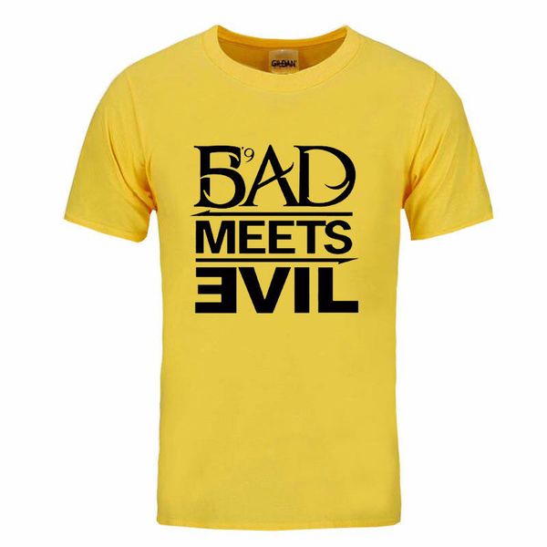 

eminem eminem bad meets evil рэп рок-men t-shirt t рубашки для мужчин em лето новый коротким рукавом хлопок повседневный top tee camisetas m, White;black
