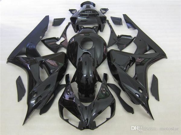 

injection mould plastic fairing kit for honda cbr1000rr 06 07 glossy black fairings cbr1000rr 2006 2007 ot08