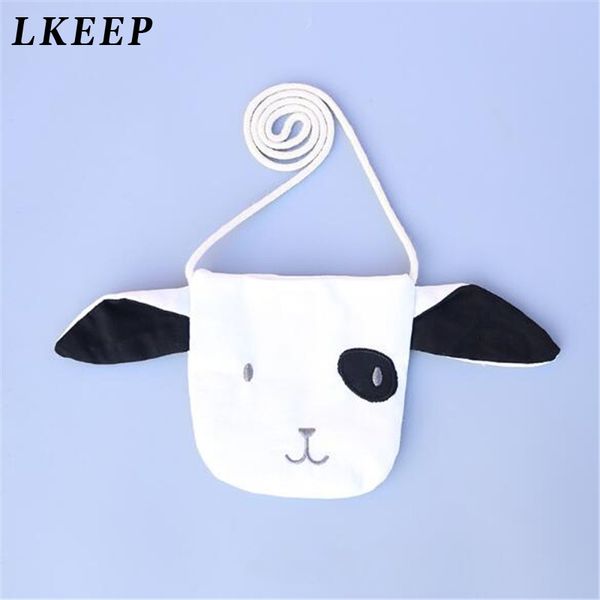 

cute fun girls messenger bag cartoon animal puppy bag baby fashion portable multifunction shoulder bags female weaving handbag