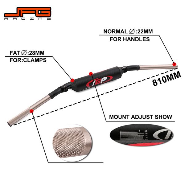 

motorcycle 28.6mm universal double decker handlebar handle bar for exc sx xc crf yzf klx kxf wrf drz dirt pit bike
