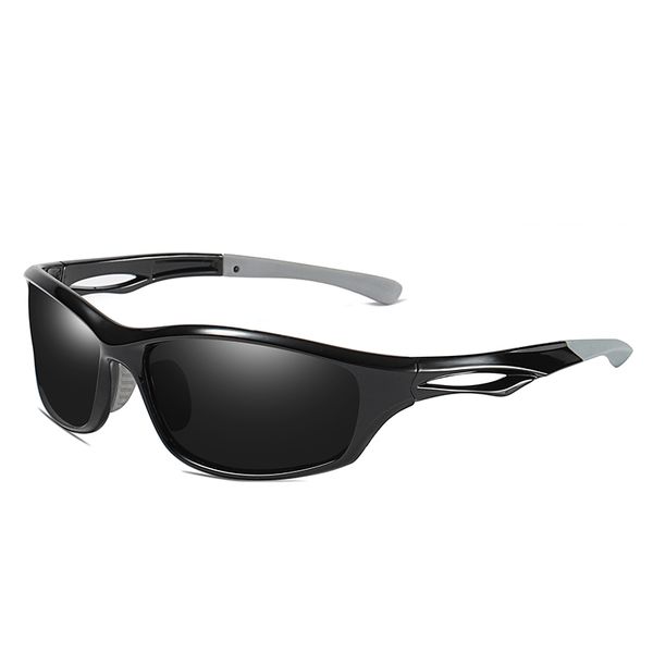 

brand designer men's sports riding sunglasses glasses female bicycle goggles sports outdoor sports sunglasses riding polarized sunglass, White;black