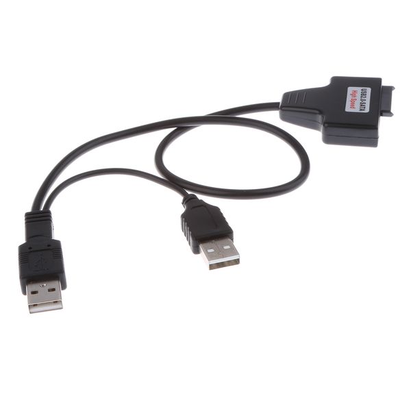

usb 2.0 to 6+7 13pin slim sata cable external for lapcd rom dvd rom