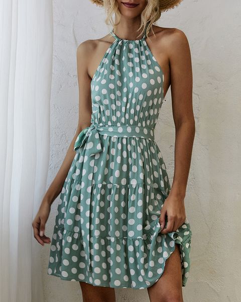 

fashion women designer dresses with printed 2020 new summer womens casual dresses streetwear clothing size s-xl ph-yf205266, Black;gray