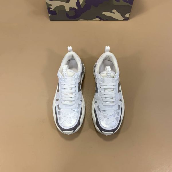 

platform vintage designer luxury triple shoes women/men luxury casual shoes new black/white sneakers real leather post