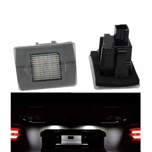

2pcs 18smd led license plate lights lamp for w117 w218 number plate lights lamp car-styling