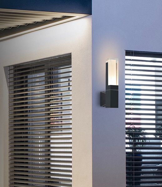 Moderne, minimalistische LED-Wandleuchte, Außenhof-Balkon-Doppelkopf-Wandleuchte, Villa-Hoteltür-Wandleuchten