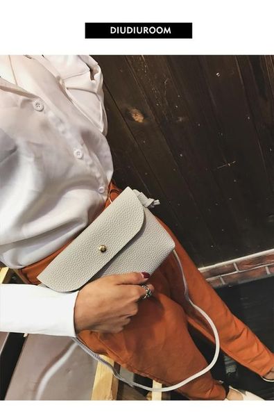 

2020 маленькая сумка корейский стиль телефон сумка плечо посланник рельефная кожа простая девушка