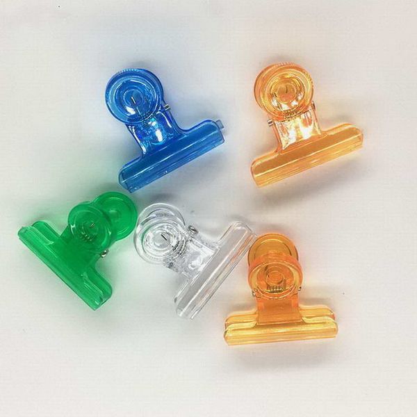 

2019 nail art extension fiber plastic clip set paper holder crack prevention extended nail fiber set, Silver