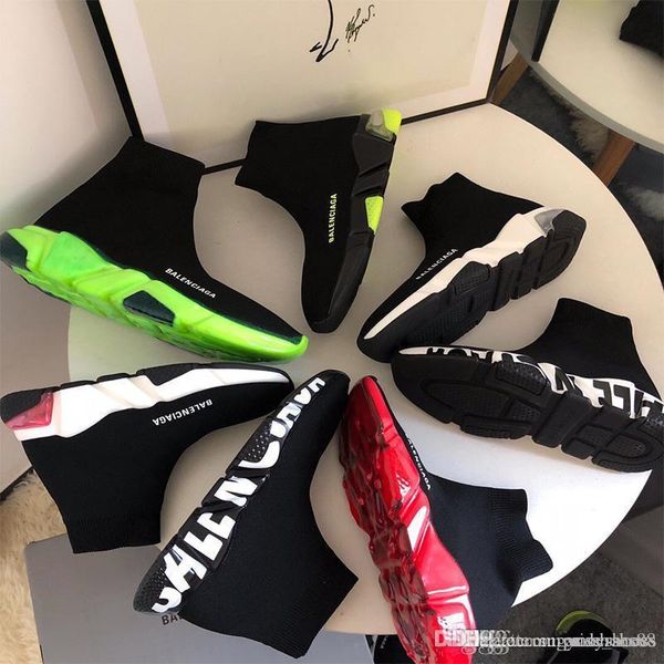 

fashion luxury women sock shoe triple speed trainer breathable sneakers speed trainer sock race runners black shoes men and women sneakers