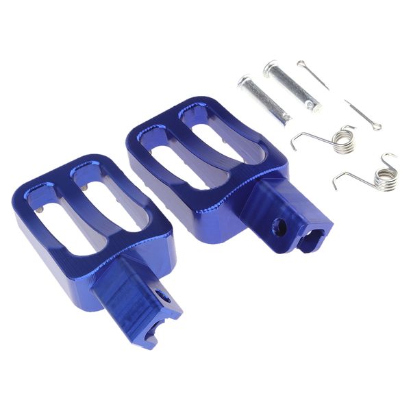

1 pair cnc racing footpegs foot rest for honda xr50, crf50,sdg,xtreme blue