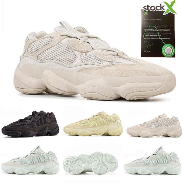 

2020 soft vision wave runner 500 blush salt stone super moon yellow running shoes 500s kanye west outdoor designer sports sneakers, White;red